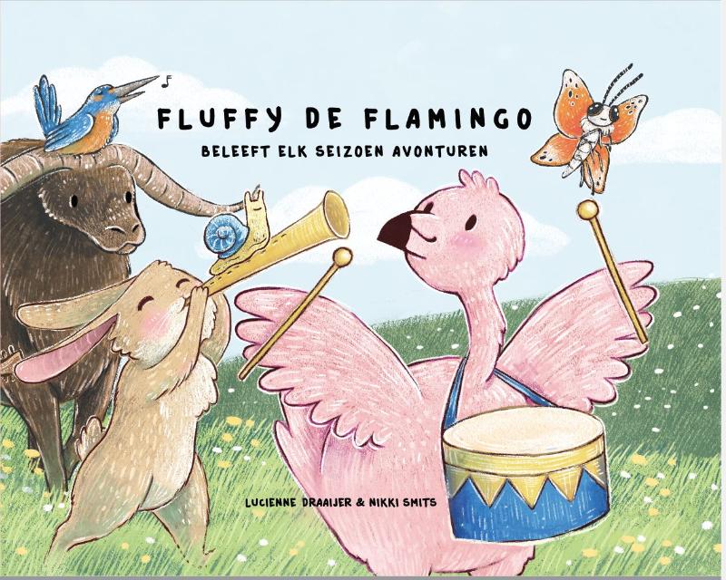 Omslag van Fluffy de Flamingo