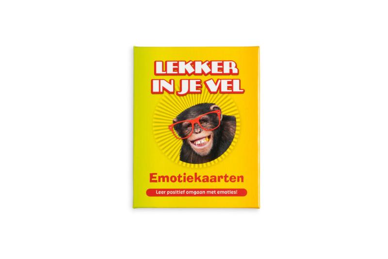 Omslag van Lekker in je vel emotiekaarten