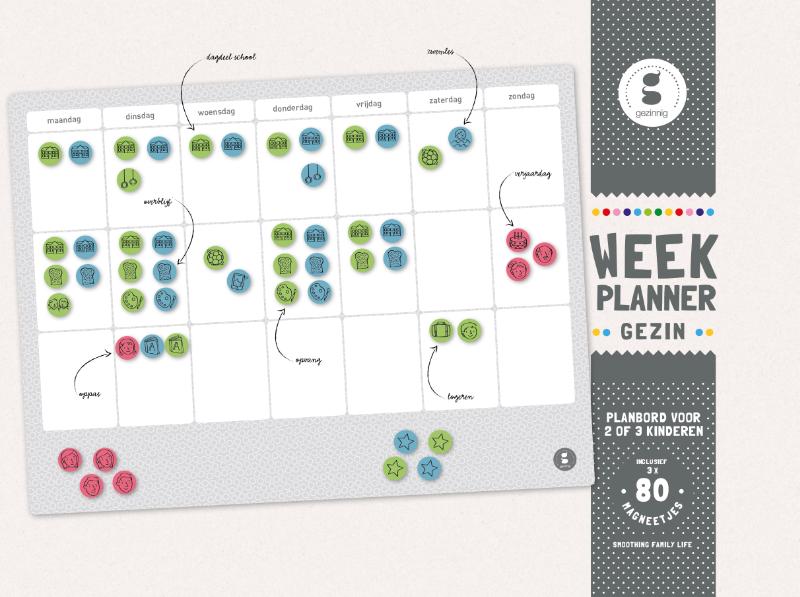 Omslag van Weekplanner gezin