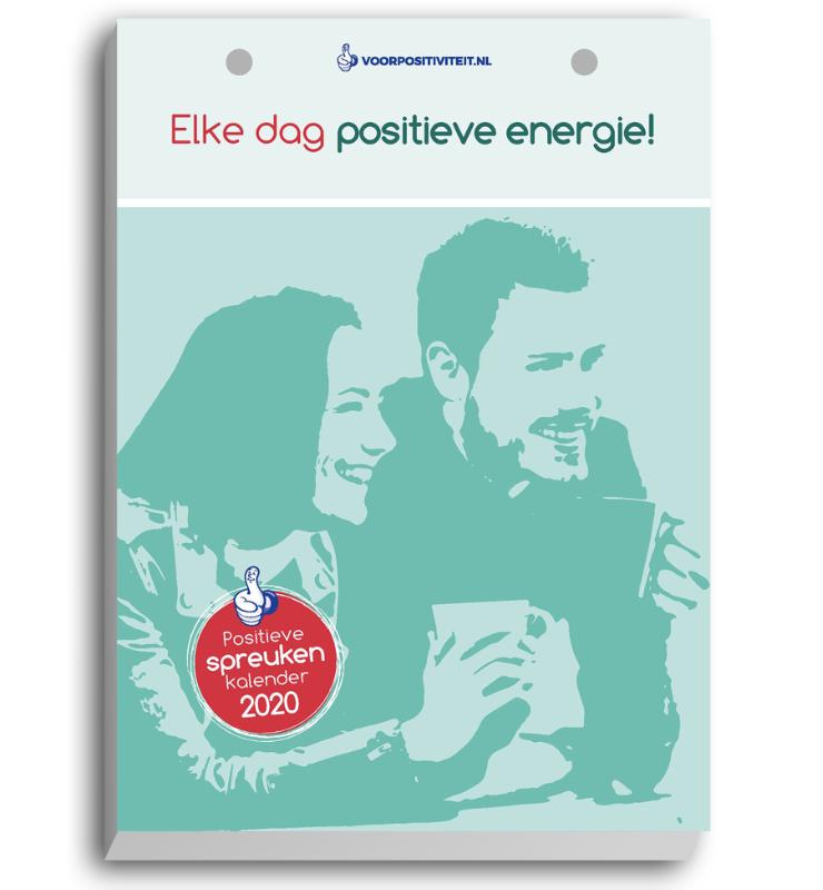 Omslag van Scheurkalender positieve spreuken 2020