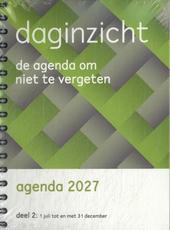 Omslag van Daginzicht agenda 2027 : de agenda om niet te vergeten