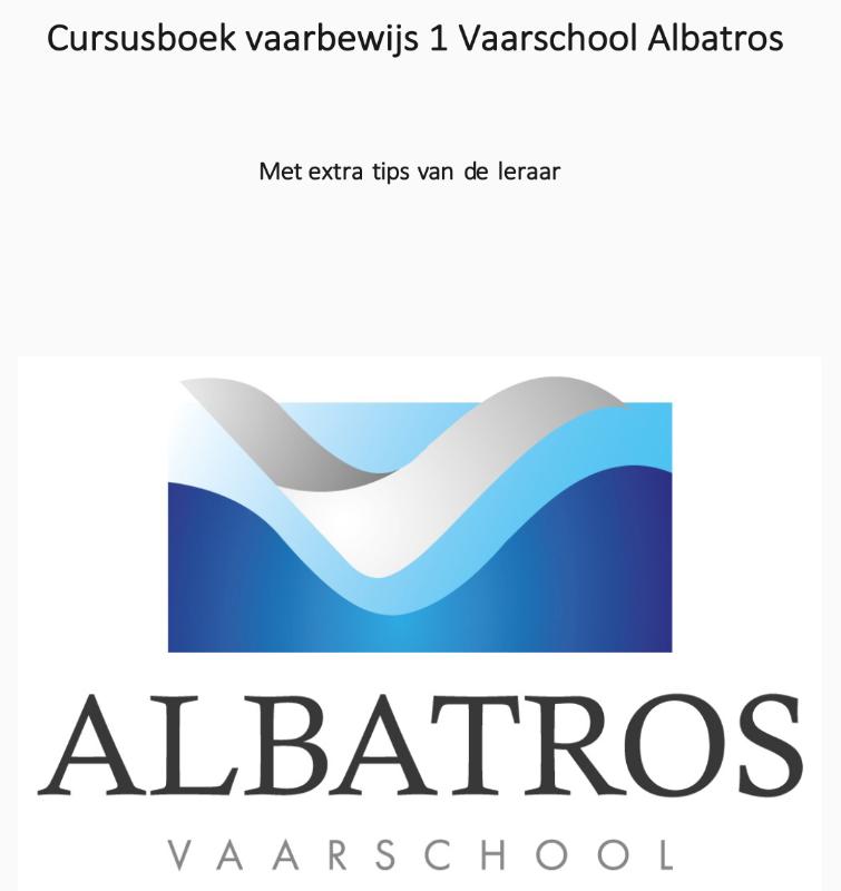 Omslag van Vaarbewijs boek van Vaarschool Albatros