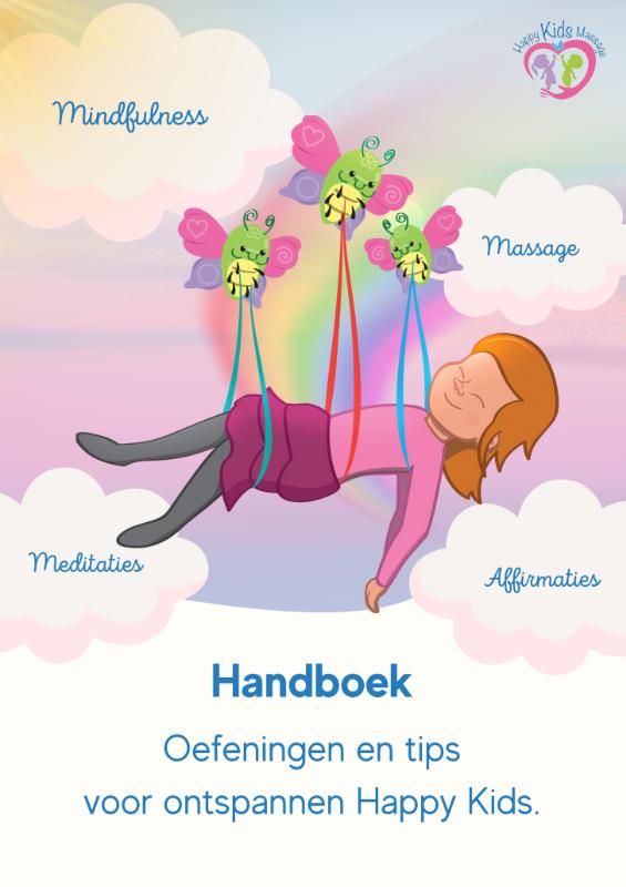 Omslag van Handboek. Oefeningen en tips voor ontspannen Happy Kids