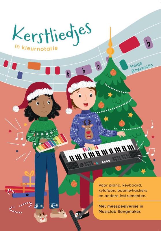 Omslag van Kerstliedjes in kleurnotatie