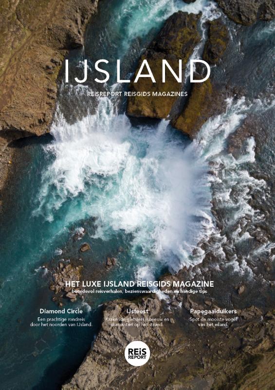 Omslag van IJsland reisgids magazine