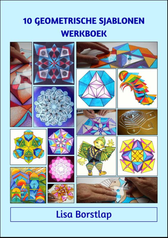 Omslag van GEOMETRISCHE SJABLONEN WERKBOEK