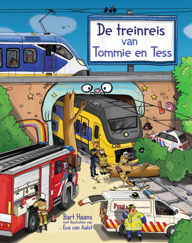 Omslag van De treinreis van Tommie en Tess