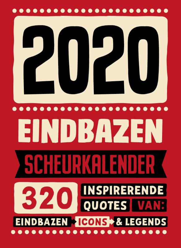 Omslag van Eindbazen scheurkalender 2020