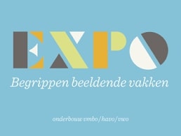 Omslag van EXPO Begrippen beeldende vakken