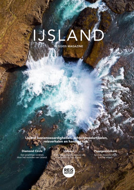 Omslag van IJsland reisgids magazine