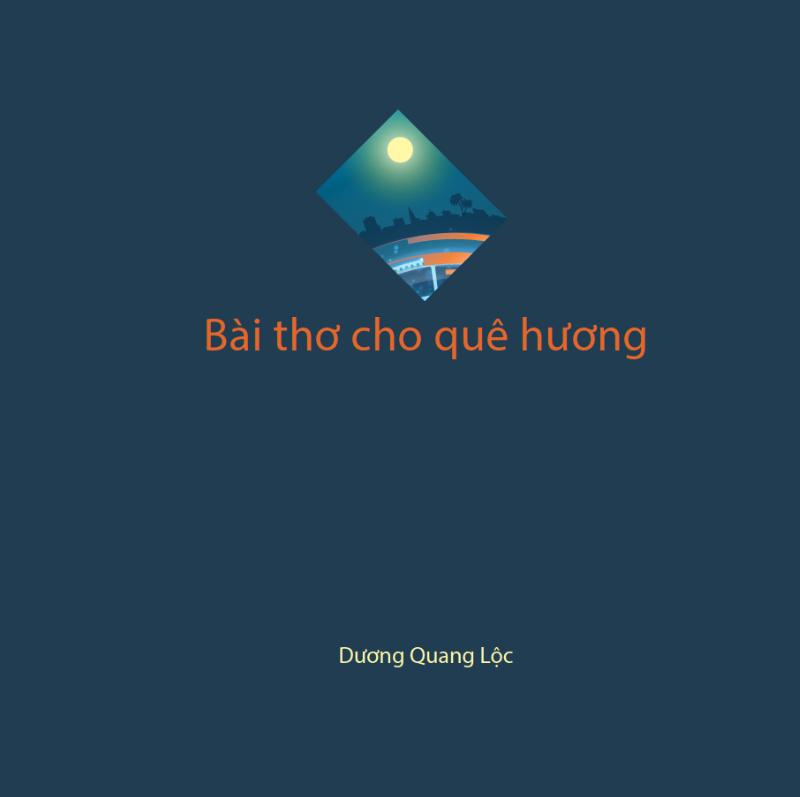 Omslag van Bài thơ cho quê hương