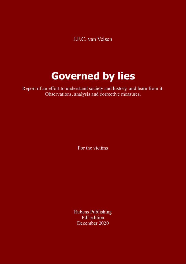 Omslag van Governed by lies