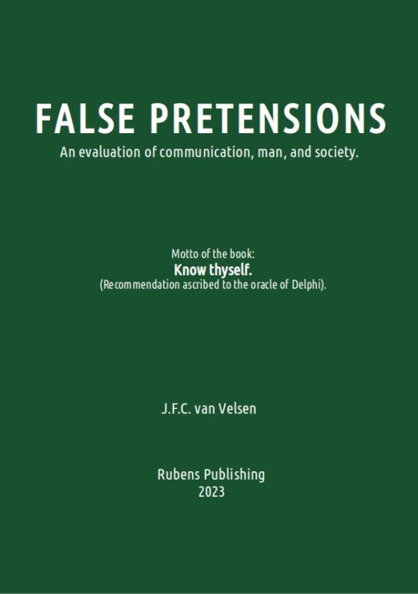 Omslag van False pretensions