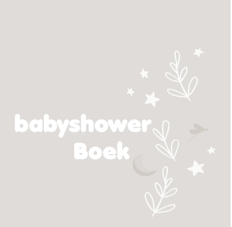 Omslag van Babyshowerboek zand