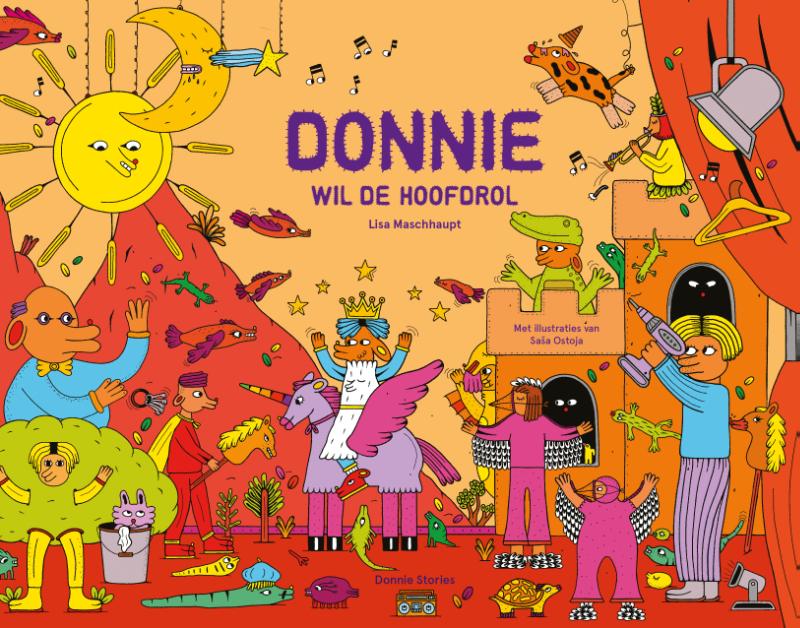 Omslag van Donnie wil de hoofdrol