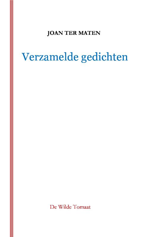 Omslag van Verzamelde gedichten