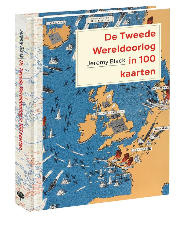 Omslag van De Tweede Wereldoorlog in 100 kaarten