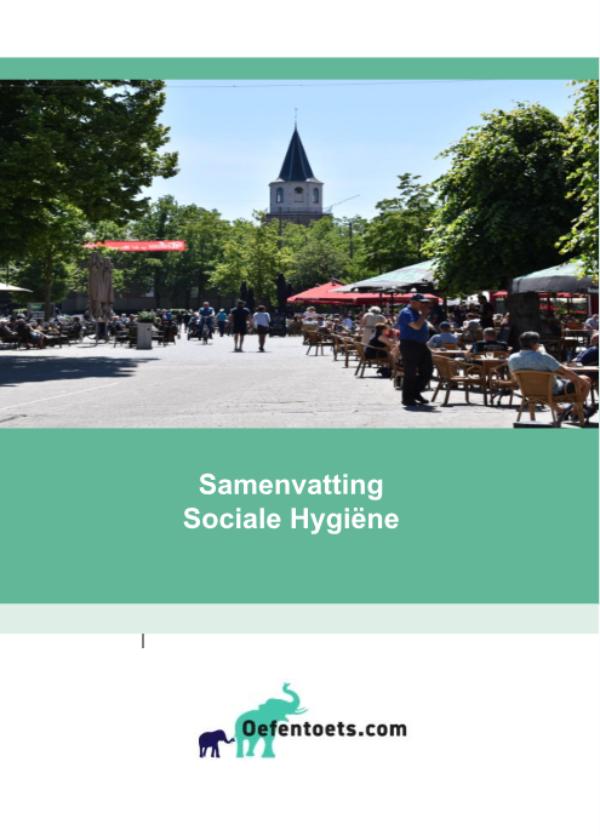 Omslag van Sociale Hygiëne Theorieboekje