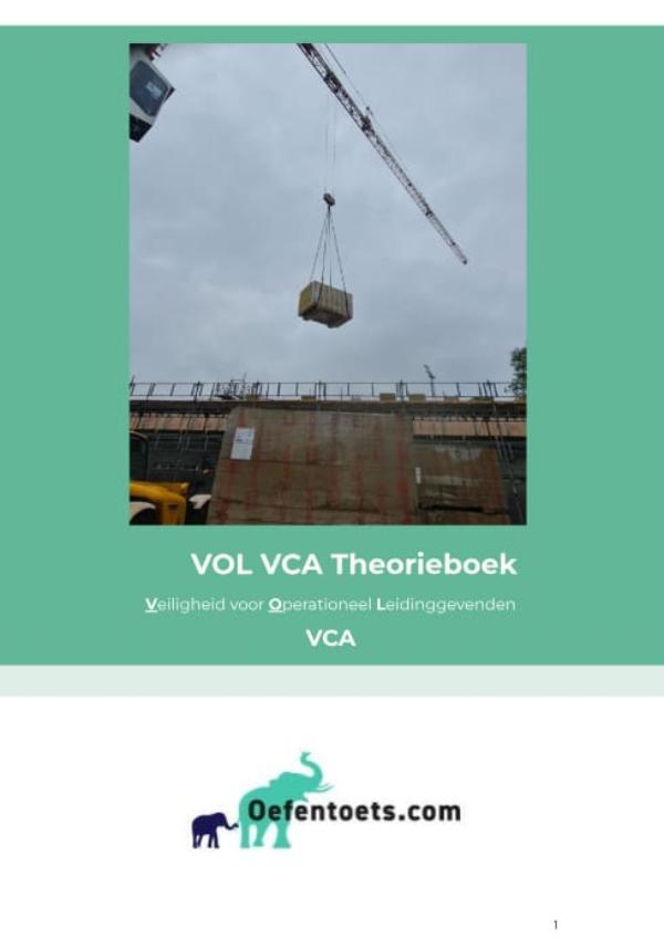 Omslag van VOL VCA Theorieboekje