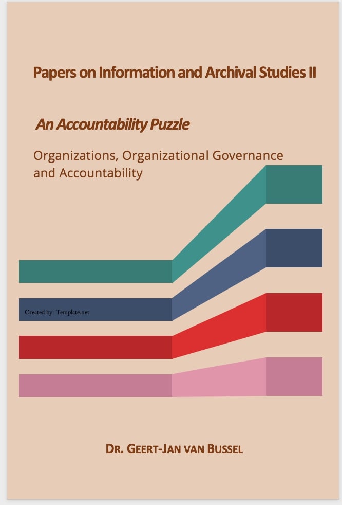 Omslag van An Accountability Puzzle.