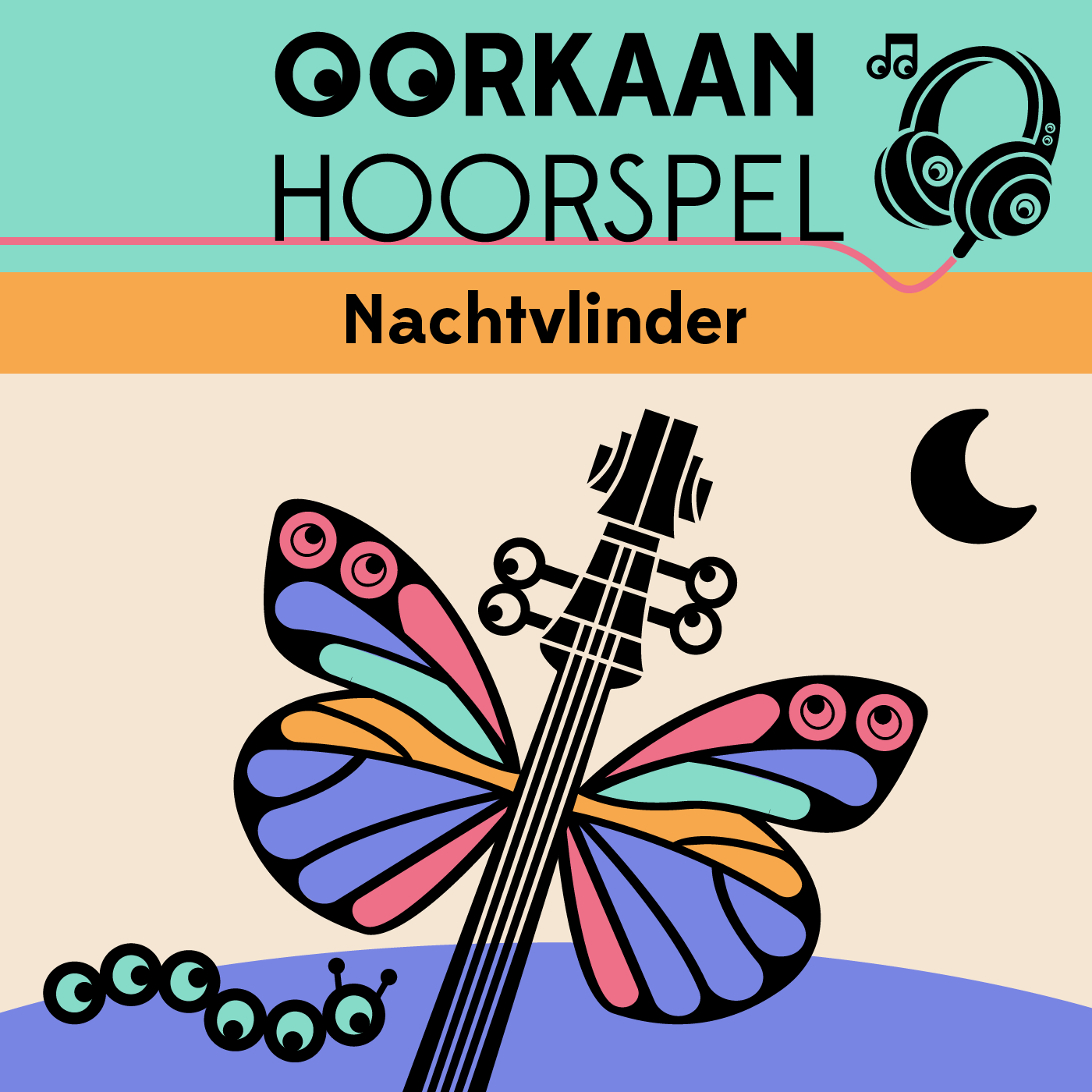 Omslag van Oorkaan Hoorspel Nachtvlinder
