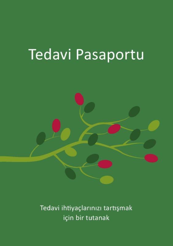 Omslag van Behandelpaspoort - Tedavi Pasaportu - Turkse versie