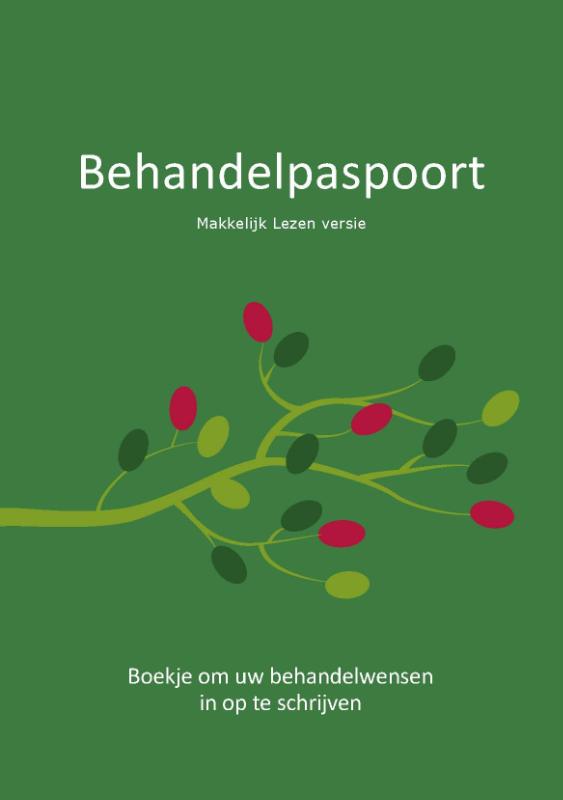 Omslag van Behandelpaspoort - Makkelijk lezen versie