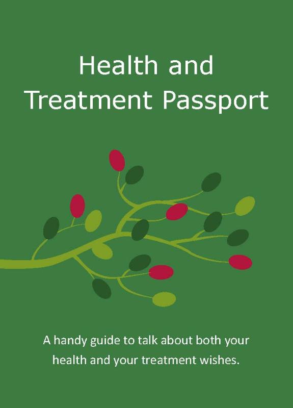 Omslag van Behandelpaspoort/Health and Treatment Passport - Engelse versie