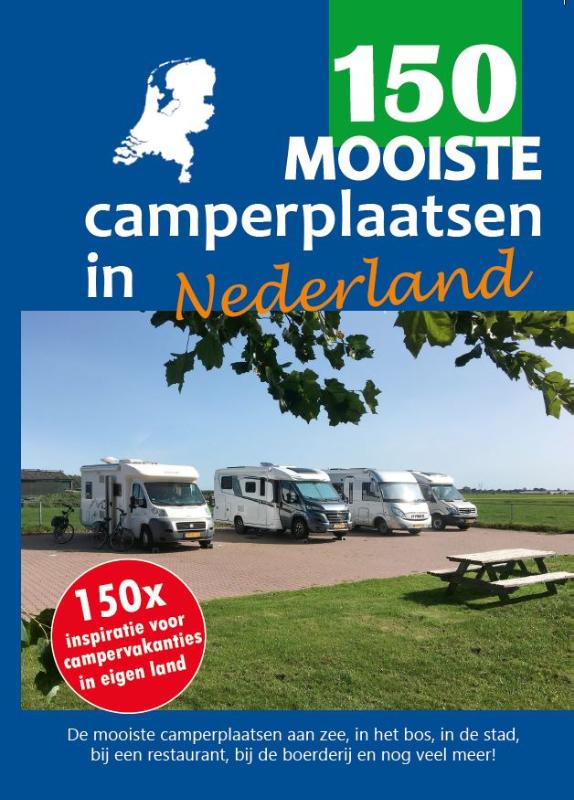 Omslag van 150 mooiste camperplaatsen in Nederland