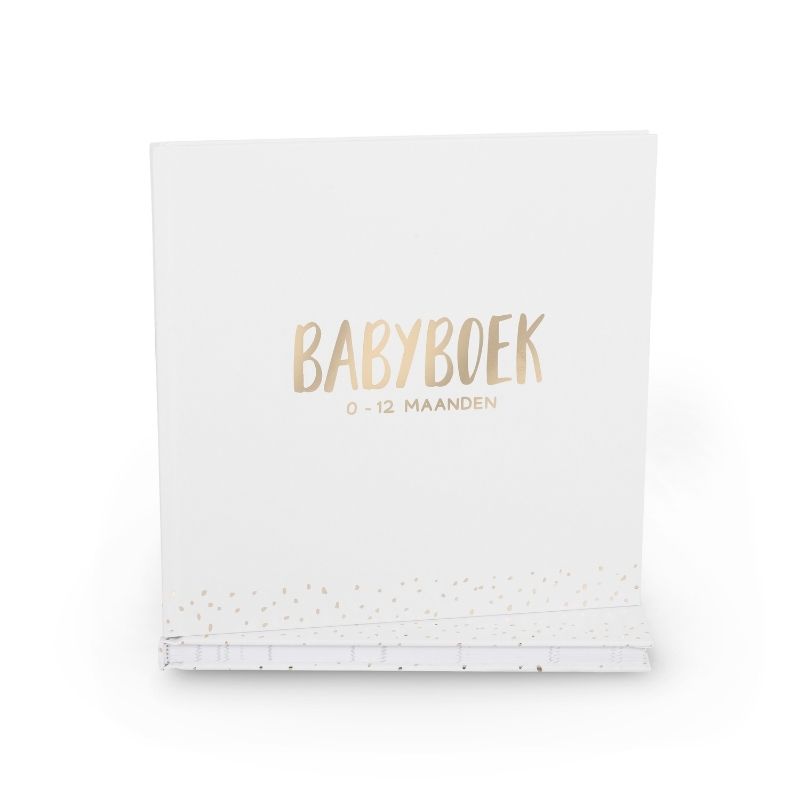 Omslag van Babyboek 0-12 maanden
