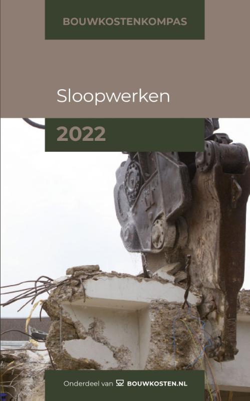 Omslag van Bouwkostenkompas Sloopwerken 2022