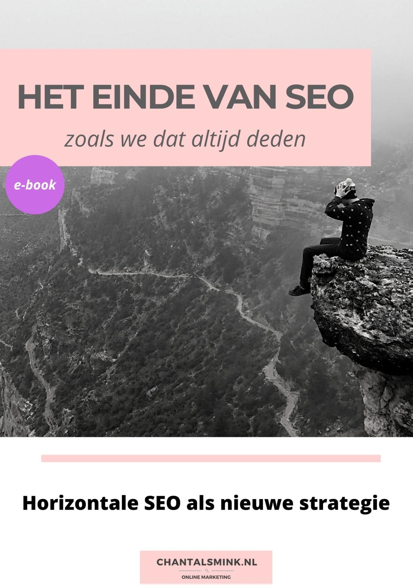 Omslag van Het einde van SEO zoals we dat altijd deden
