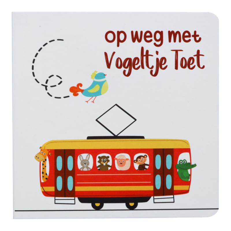 Omslag van op weg met vogeltje Toet