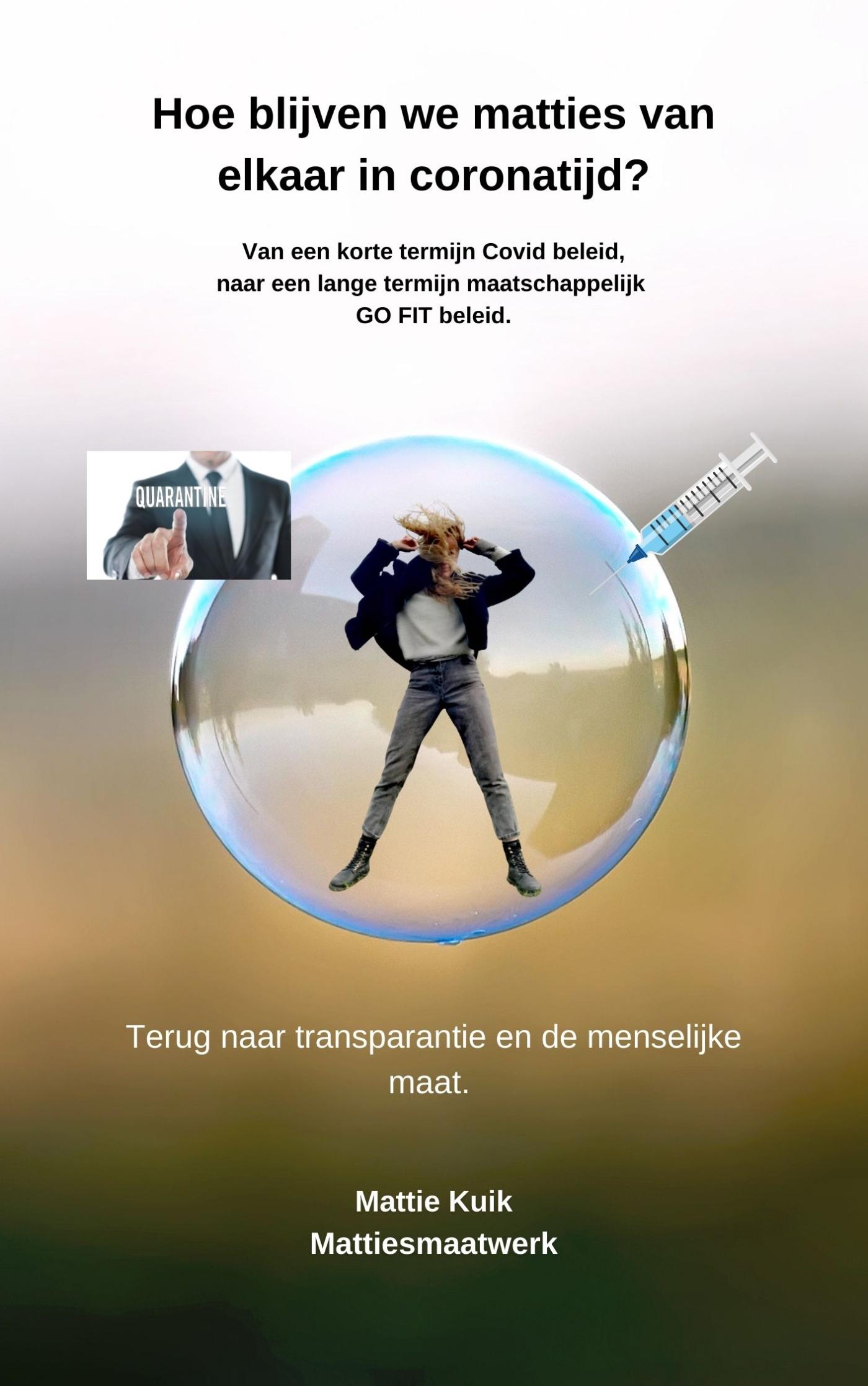 Omslag van Hoe blijven we matties van elkaar in coronatijd?