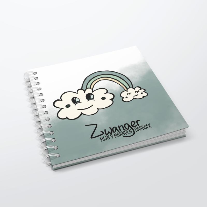 Omslag van Zwanger mijn 9 maanden dagboek