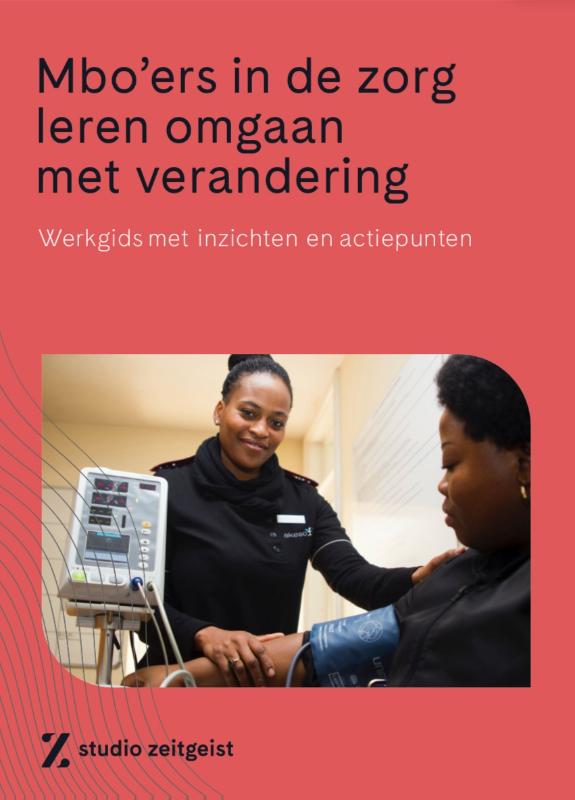 Omslag van Mbo'ers in de zorg leren omgaan met verandering