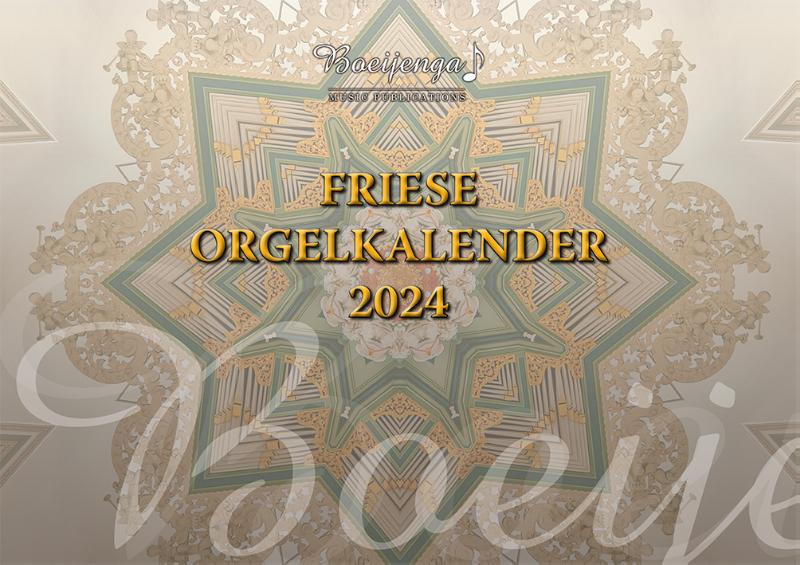 Omslag van Friese Orgelkalender 2024