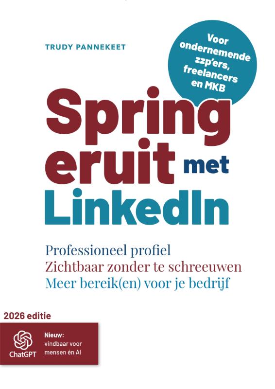 Omslag van Spring eruit met LinkedIn