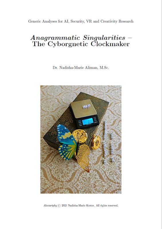 Omslag van Anagrammatic Singularities