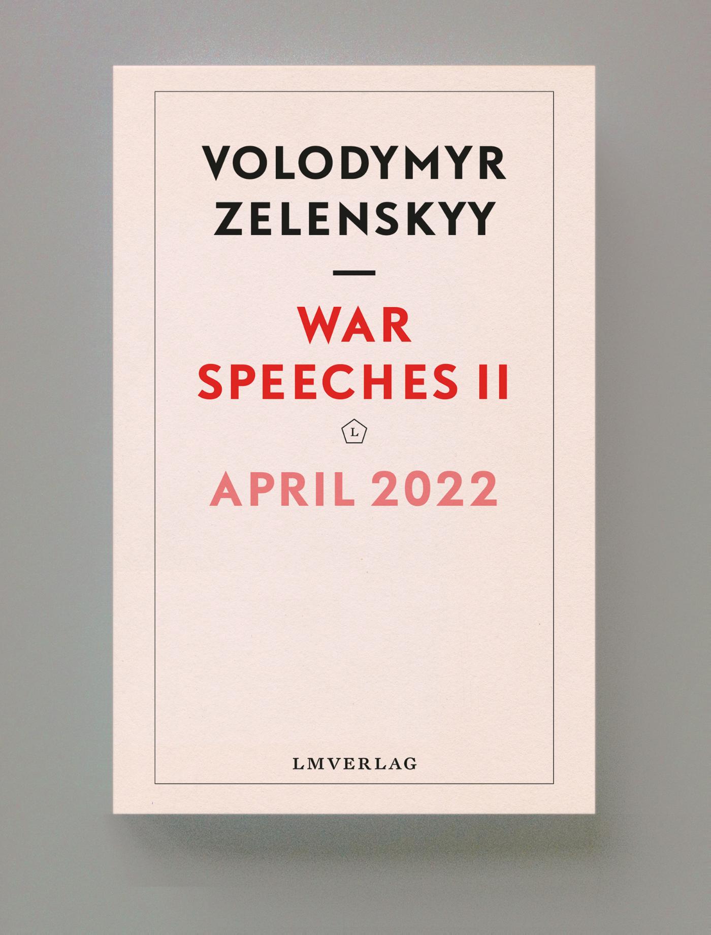 Omslag van War Speeches II