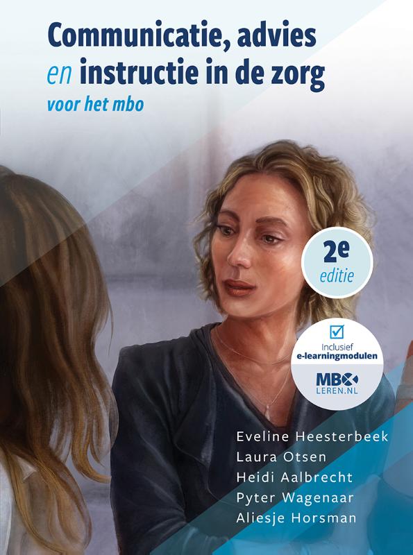 Omslag van Communicatie, advies en instructie in de zorg