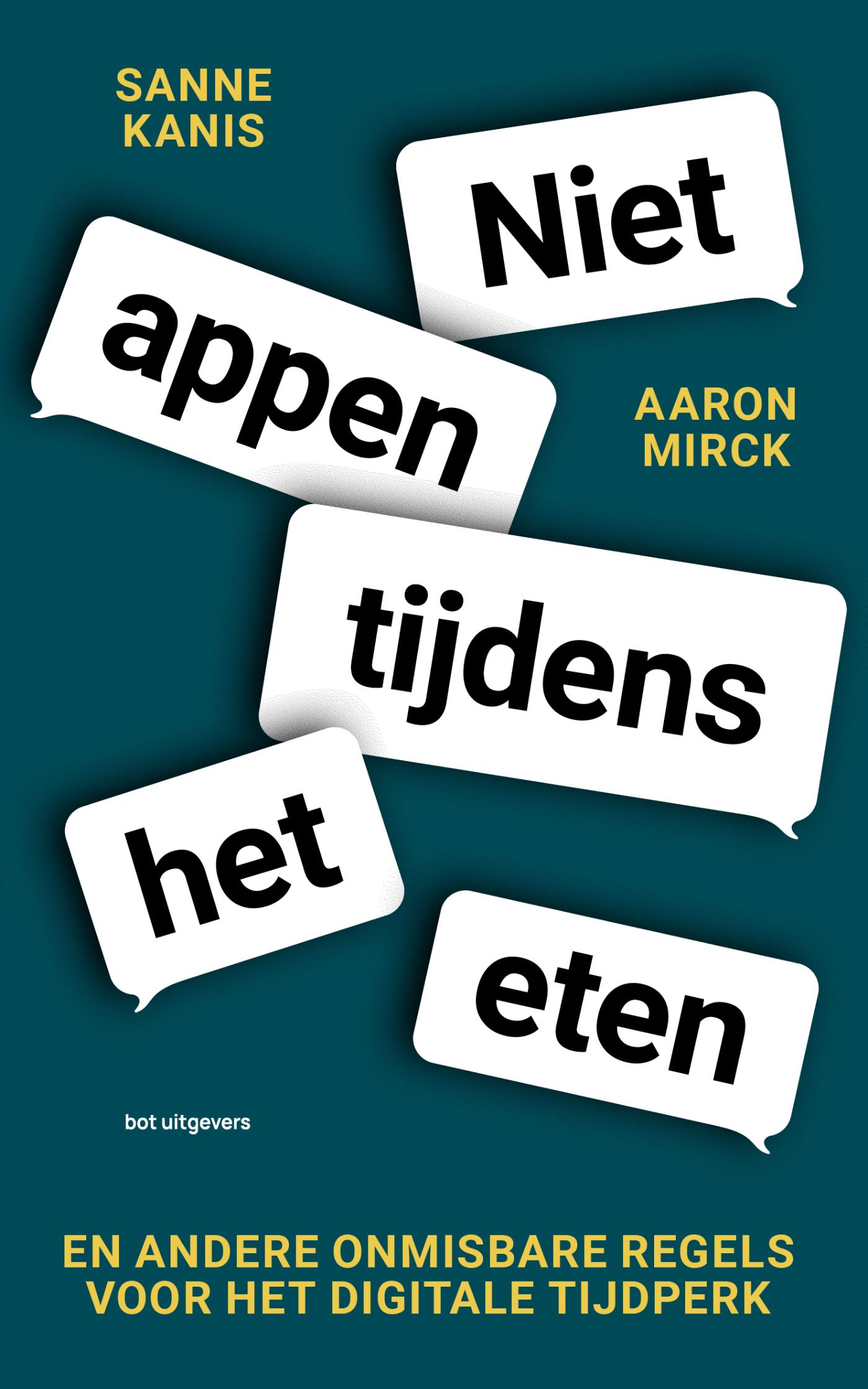 Omslag van Niet appen tijdens het eten