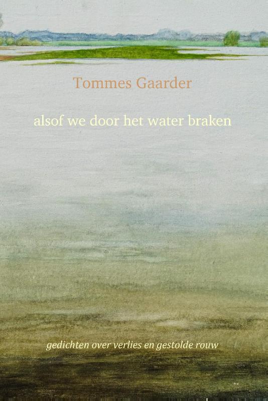 Omslag van alsof we door het water braken