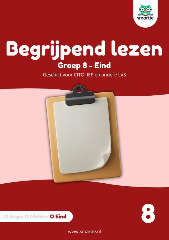 Omslag van groep 8 - eind