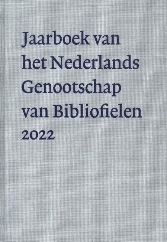 Omslag van Nederlands Genootschap v Bibliofielen
