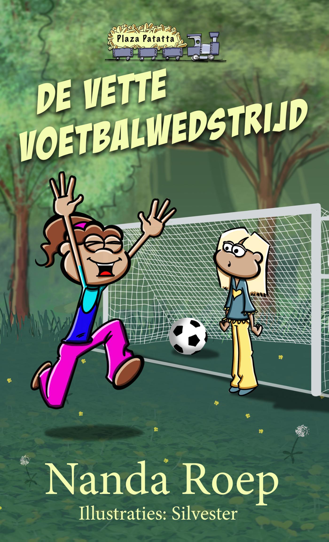 Omslag van De vette voetbalwedstrijd