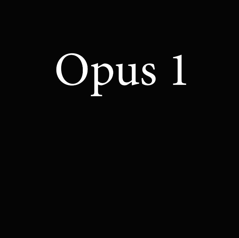 Omslag van Opus 1