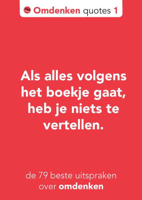 Omslag van De 79 beste uitspraken over omdenken
