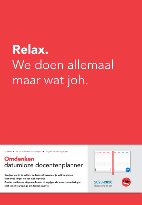 Omslag van Omdenken Docentenplanner