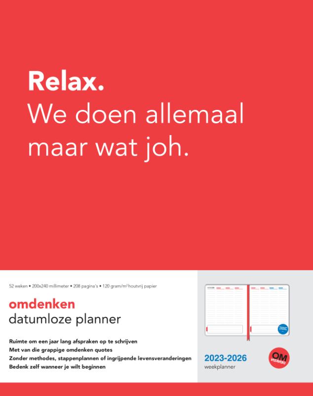 Omslag van Omdenken planner groot